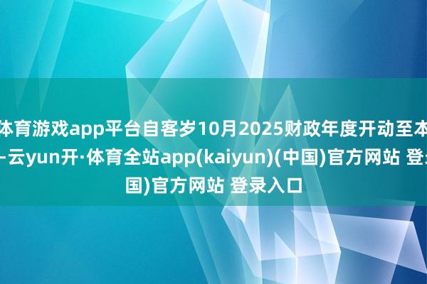 体育游戏app平台自客岁10月2025财政年度开动至本年2月-云yun开·体育全站app(kaiyun)(中国)官方网站 登录入口