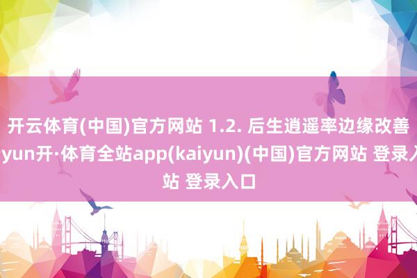 开云体育(中国)官方网站 　　1.2. 后生逍遥率边缘改善-云yun开·体育全站app(kaiyun)(中国)官方网站 登录入口