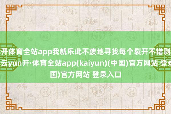 云开体育全站app我就乐此不疲地寻找每个裂开不错剥的笋叶-云yun开·体育全站app(kaiyun)(中国)官方网站 登录入口